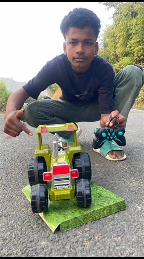 best RC remote control #tractor🚜 #unboxing & #tasting #viral #video #short