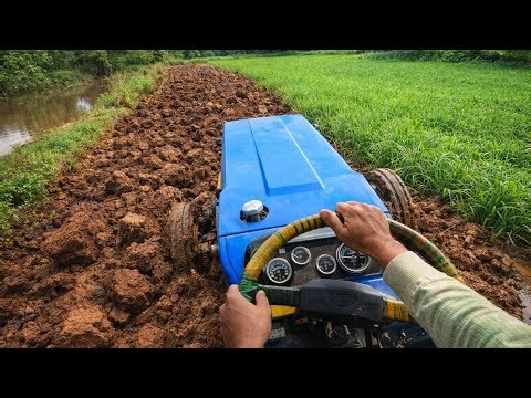 “Tractor Ploughing in Wet Soil | Extreme Field Work POV”
