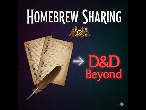 Sharing Homebrew in D&D Beyond Campaigns