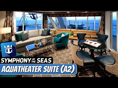 Symphony of the Seas | 2 Bedroom Aqua Theater Suite A2 Tour & Review 4K Royal Caribbean Cruise Line