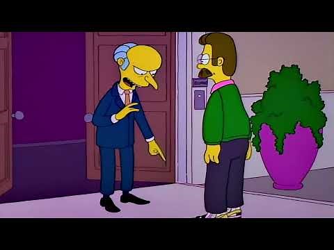 The Simpsons Mr Burns Release the Hounds!