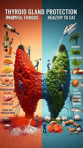 Protect Your Thyroid Gland//3D animation// #nutrition #health #facts