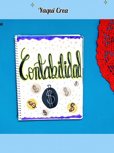 Portadas creativas de Contabilidad para cuadernos