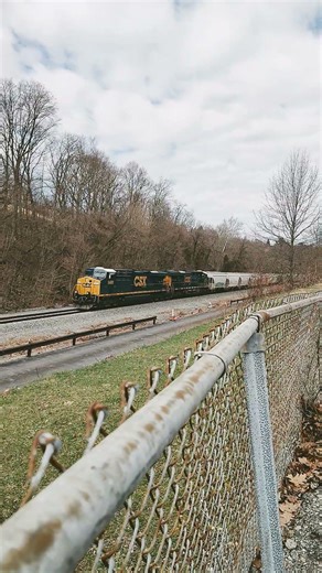 CSX Covered Hopper Train