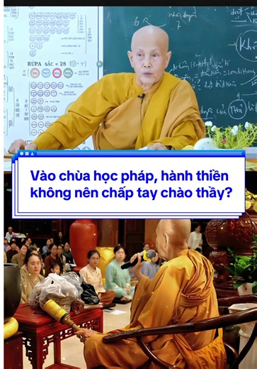 Vào chùa học pháp, hành thiền có nên chấp tay chào Thầy? - Giải thích Sư Cô Tâm Tâm