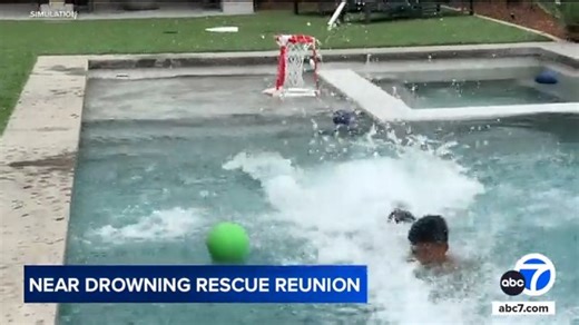 48K views · 978 reactions | Ezekiel Granados, 7, nearly drowned at a family pool party, but quick CPR from family friends saved his life. See the full story here: https://abc7.la/441uqJp | ABC7 Morning Show | Facebook