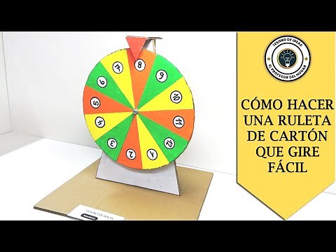 recycled cardboard roulette wheel with free templates