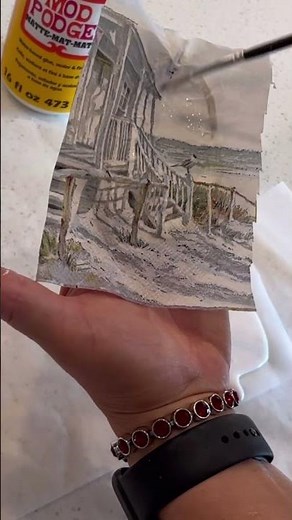 Decoupage Exquisite Oyster Shells #diy #handmade #art #diydecor #craft