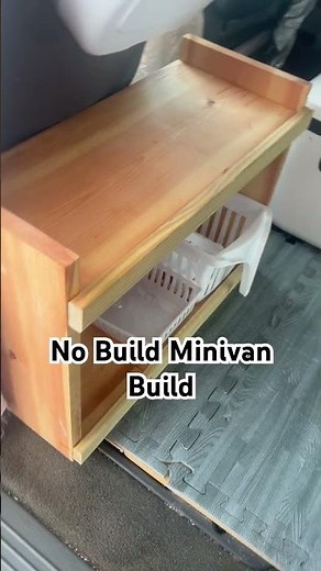 Minimalist No - Build Minivan Camper Build Out