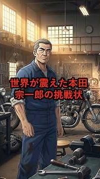 小さな町工場から世界へ挑戦状を叩きつけた男の物語…こんな日本人がいたって知ってた？日本すごい #日本人の誇り #本田宗一郎 #ホンダ #挑戦者🎙️ナレーション：VOICEVOX:青山龍星