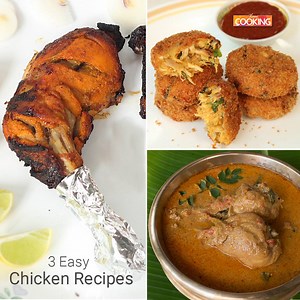 838K views · 33K reactions | Sunday Special 3 Easy Chicken Recipes Chicken Cutlet full recipe: https://goo.gl/XemGGM Tandoori Chicken full recipe: https://goo.gl/28dqJ3 Chicken Curry with Coconut Milk full recipe: https://goo.gl/3XrKtd #sundayspecial #3easychickenrecipes #chickenrecipes #chickencutlet #tandoorichicken #chickencurry #coconutmilk #tasty #yummy #food #recipes #homecooking #kitchen | Home cooking | Facebook