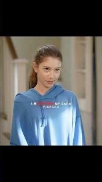 She wanted to get her ears pierced when she was twelve.#foryou #movie