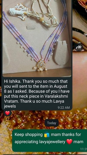 5K views | Golden Reviews of Lavya Jewels  #CustomerReviews...