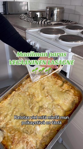 Maailman paras vegaaninen lasagne - Herkullinen resepti kuohkealla juustokastikkeella