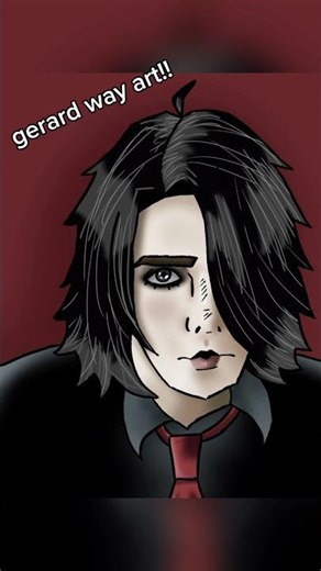 gerard way drawing of them in the helena mv!!