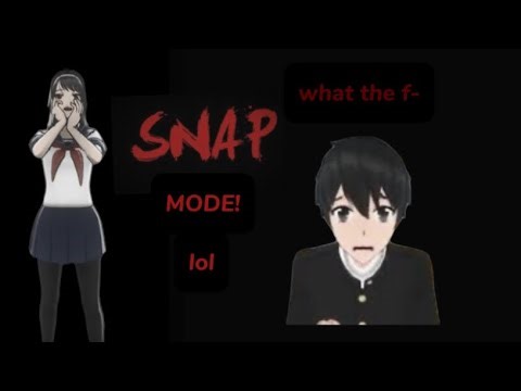 Playing Yandere Simulators “SNAP” Mode but It’s FUNNY! |Yandere Simulator