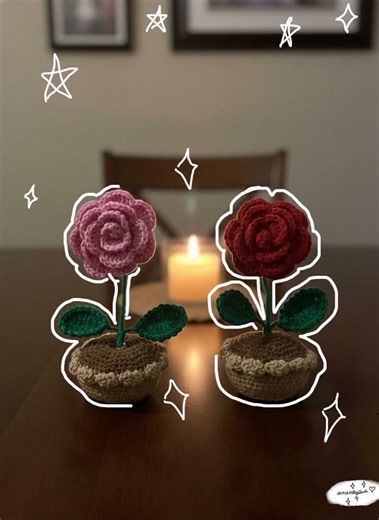 PDF Pattern, Crochet Rose PDF Pattern,quick and Easy - Etsy