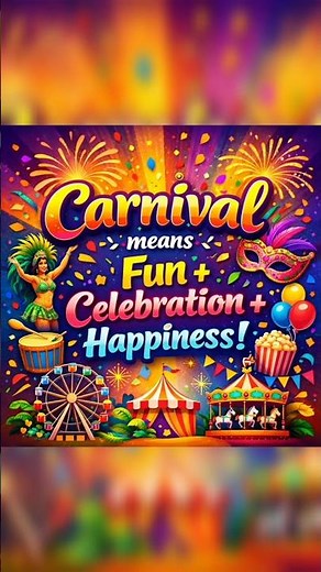 carnival meaning #facts #carnival #goacarnival #schoolcarnival