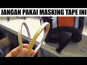 TIPS Memilih Masking Tape Yang Sesuai Untuk Pengecatan Airbrush