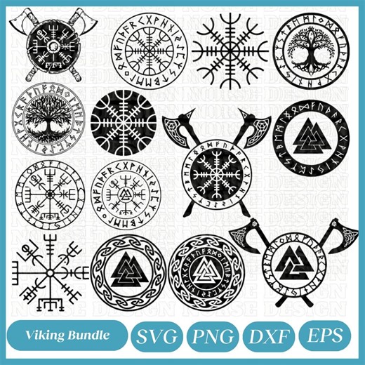 Viking Compass SVG Bundle: Celtic Knot, Tree of Life (digital Files) - Etsy