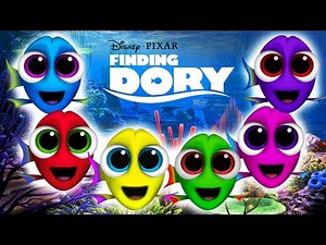 Disney Pixar FINDING DORY | Learn Colors with Baby Dory | Colors for Children | Learning videos