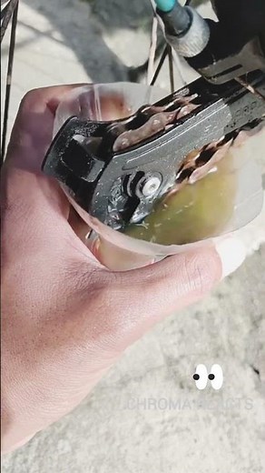 How to get a perfectly clean chain |Clean bike chain with an Old bottle |How to Clean Bicycle chain