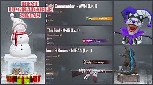 Top 5 upgradeable gun skins in PUBG Mobile