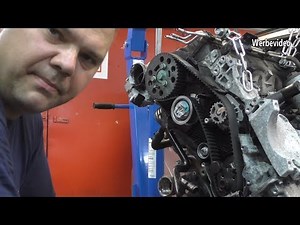 Zahnriemen am Tauschmotor wechseln TDI BKC Motorwechsel Teil2