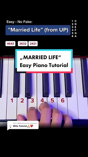 Learn How to Play 'Married Life' on Piano with This Easy Mini Tutorial