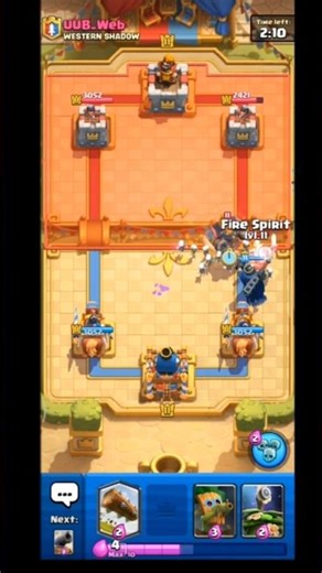 Bro gave up coz of skeleton King .... #clashroyale #everybodywantstobemyenemy #trending
