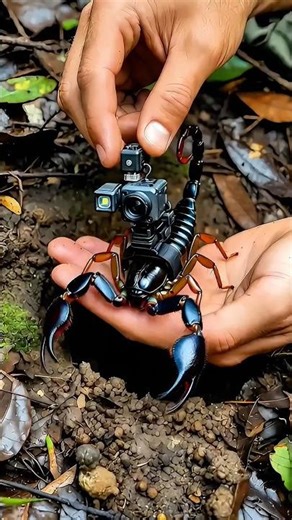 Scorpion POV: Inside a Giant Pandinus Dictator Colony #shorts #youtubeshorts #viral