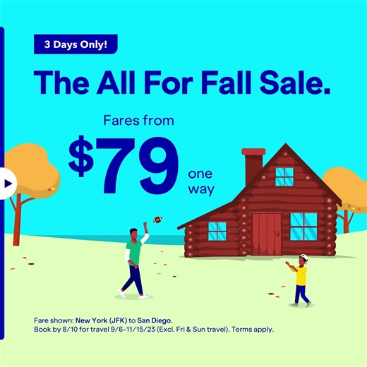 1.1K views · 194 reactions | Leaf-peeping or palm-tree seeking? Whatever kind of trip you’re after, we’ve got just the ticket. | JetBlue | Facebook