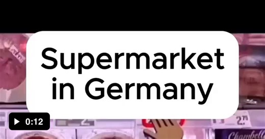 German shopping experience - Video
