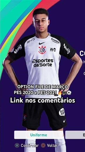 PES 2021 and PES 2020 option files updated for 2026! Link in the comments!