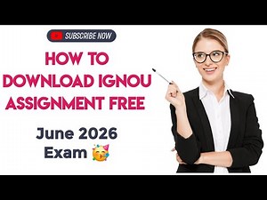 How to download IGNOU Assignment free!