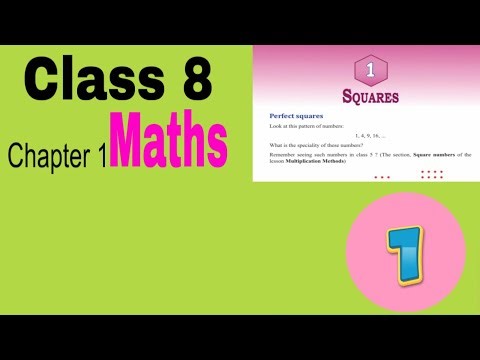 Class 8 Maths Chapter 1 Squares | Easy Explanation with Examples | Perfect Squares & Square Roots