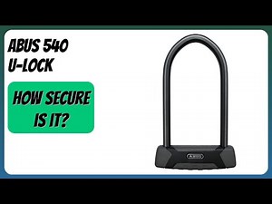 REVIEW (2025): ABUS 540 U-Lock. Features