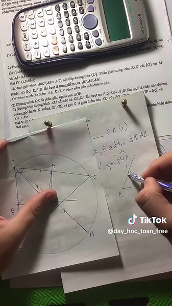 Chứng minh tia phân giác ngoài của tam giác Hình lớp 9 ôn thi vào 10 #learnontiktok #3phutgiuptro #hoccungtiktok #xuhuongtiktok #xuhuong2022 #xuhuongtiktok2022 #fyp #viral #trend #trending #cap3 #capcut #bàihọcmỗingày #moingayhoc1chut #thằngthầylợi #thangthayloi