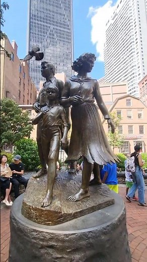 🇺🇸 Boston's Hidden Story: The Irish Famine Memorial You Need to See!