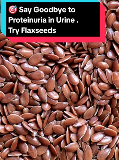 Consistency is key! Small daily servings help support kidney health and reduce inflammation. #KidneyHealth #Proteinuria #Flaxseeds #NaturalHealing #HealthyLiving