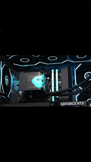 Jungle Leopard Chill ARC Water CPU Cooler PC Installation Demonstration