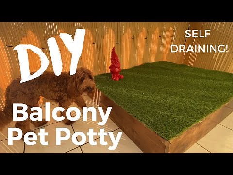 DIY Balcony Dog Porch Potty