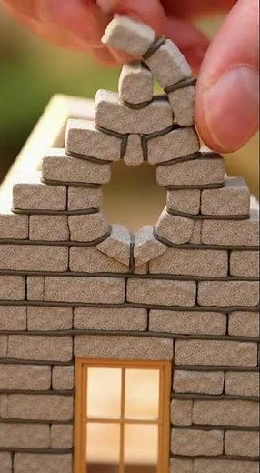 Want to Build a MINIATURE STONE HOUSE? Watch This DIY Guide