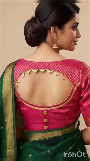 20+stylish blouse back neck design 🎊 🎉 Beautiful Trendy ब्लाउज डिजाईन नेक #bahidesign #shortsleeves