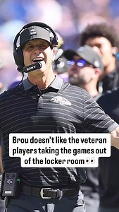 John Harbaugh said veteran players were the ones who removed the games from the Ravens locker room… @chrisbroussard68 reacts 😅 | First Things First on FS1