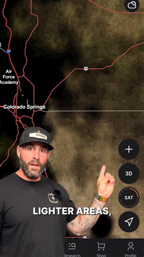 The road density layer is simple. The darker areas on the map indicate that the area is more densely populated with roads. Use this new layer to decide where to park, hike into, and potentially where to avoid altogether. Learn more about the Road Density layer at the link in bio. #gohunt | GOHUNT