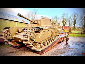 Recovering a WWII Churchill Tank That Hasn’t Moved in 30 Years