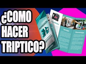 Como hacer un triptico con Publisher
