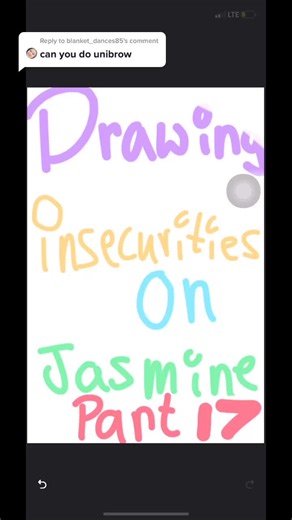 ✨Reply to @blanket_dances85 here is unibrow✨ #thisisbliss #jasmine #insecurities #fypage #fyp