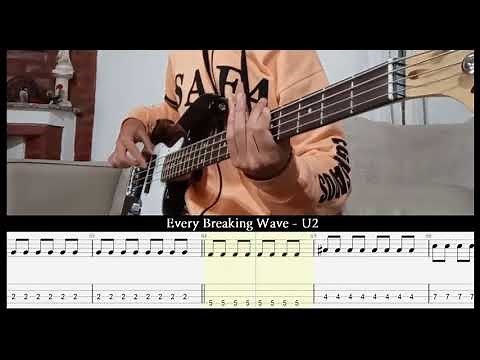 U2 - Every Breaking Wave - (Bass cover with Tabs)